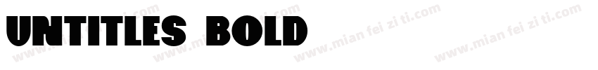 untitles bold字体转换